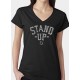 Tee Shirt sTAND UP NOIR modèle femme