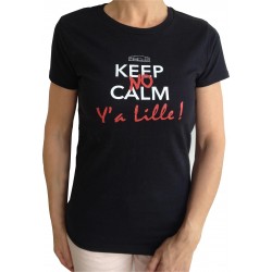 Tee shirt "Y'a Lille " femme col rond